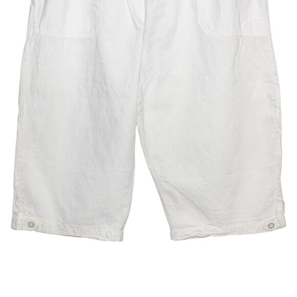 Vintage Ragtop 100% Cotton White Capris Size 1X NWT - Picture 4 of 10